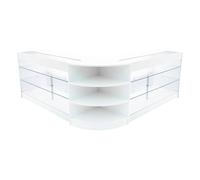 Monstershop Apollo LED Shop Counter Set LM60 & 2 x K1500 - White