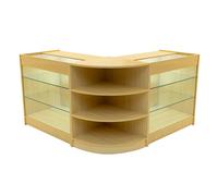 Monstershop Apollo LED Shop Counter Set LM60 & 2 x K900 - Maple in Beige Monstershop Beige