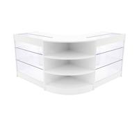 Monstershop Apollo LED Shop Counter Set LM60 & 2 x K900 - White Monstershop White