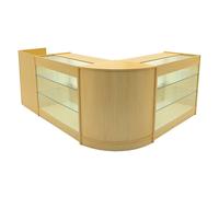 Monstershop Aries Led Shop Counter Set Cm60, Tb60 & 2 X K1200 - Maple In Beige Beige
