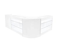 Monstershop Aries Led Shop Counter Set Cm60, Tb60 & 2 X K1200 - White White