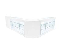Monstershop Aries Led Shop Counter Set Cm60, Tb60 & 2 X K1500 - White White