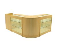 Monstershop Aries Led Shop Counter Set Cm60, Tb60 & 2 X K900 - Maple In Beige Beige
