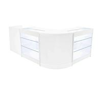 Monstershop Aries Led Shop Counter Set Cm60, Tb60 & 2 X K900 - White White