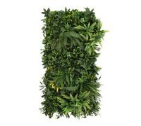 MonsterShop Artificial Plant Wall Panel Ayla 50 X 100Cm Living Foliage Greenery Tiles