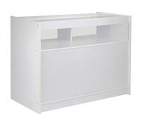 Monstershop B1200 Retail Shop Counter - Brilliant White White