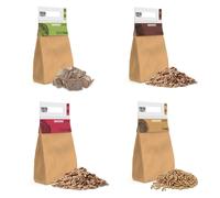 Monstershop BBQ Smoking Wood Chunks, Pellets & Chips x 500 Packs