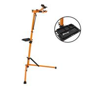 MonsterShop Bike Maintenance Repair Mechanic Stand Adjustable Folding 360 Rotation