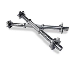 MonsterShop Body Revolution 1 Inch Dumbbell Bars (Pair) - Stainless Steel