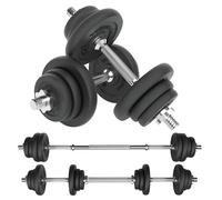 Monstershop Body Revolution Cast Iron Dumbbell Set 20kg in Black Monstershop Black