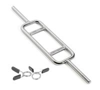Hammer Curl Bar 1" Standard Body Revolution Silver 1.2m