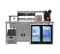Monstershop Bubble Tea Workstation Complete Package In Silver Silver