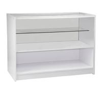 Monstershop C1200 Retail Shop Counter - Brilliant White White