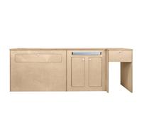 Monstershop Camper Kitchen Pod - LHD in Brown Monstershop Brown