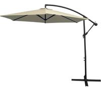 Monstershop Cream Cantilever Parasol