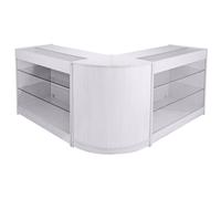 Monstershop Capricorn Brilliant White Shop Counter & Retail Display Set