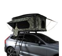 Car Roof Tent Large Hard Shell Box Gas Assisted Pop Up Bunk 2-3 Person 3000mm Waterproof Camping Telescopic Ladder 5.5cm Fitted Mattress Boot Bags Anti Condensation FREE Storage Net & Solar Torch
