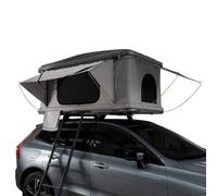 Car Roof Tent Large Hard Shell Box Gas Assisted Pop Up Bunk 2-3 Person 3000mm Waterproof Camping Telescopic Ladder 5.5cm Fitted Mattress Boot Bags Anti Condensation FREE Storage Net & Solar Torch
