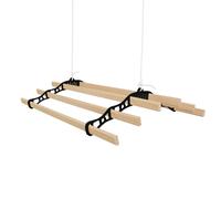 Monster Shop Monstershop Clothing Airer Ceiling Pulley - Black - 0.9m, Black
