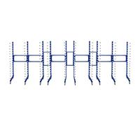 Monster Racking Combi Spray Drying Rack Trolley x 5 & 4 Connectors