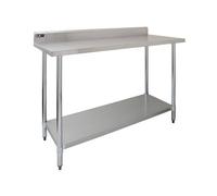 MonsterShop Commercial Stainless Steel Catering Table - 4Ft Wide