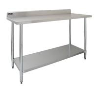 Monstershop Commercial Stainless Steel Catering Table - 5Ft Wide In Silver Silver