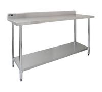 MonsterShop Commercial Stainless Steel Catering Table - 6Ft Wide