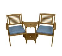 Wooden Companion Love Seat Cushions Garden Chairs Table Corner Bench Jack & Jill