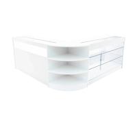 Monstershop Demeter Led Shop Counter Set K1500, B1500 & Lm60 - White White
