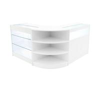 Monstershop Demeter LED Shop Counter Set K900, B900 & LM60 - White Monstershop White