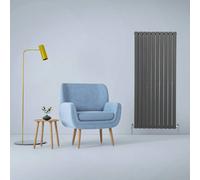 Monstershop Designer Flat Panel Radiators Anthracite Grey 1600Mm X 700Mm Grey
