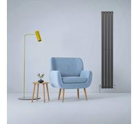 Designer Flat Panel Radiator - Anthracite Grey (1800mm x 280mm)