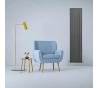 Monstershop Designer Flat Panel Radiators Anthracite Grey 1800Mm X 420Mm Grey