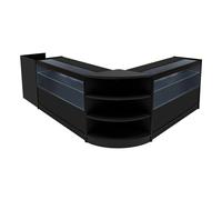 Monstershop Eclipse Led Shop Counter Set Lm60, Tb60 & 2 X C1200 - Black Black