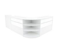 MonsterShop Eclipse LED Shop Counter Set LM60 TB60 & 2 X C1200 - White