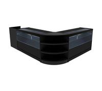 Monstershop Eclipse LED Shop Counter Set LM60, TB60 & 2 x C1500 - Black Monstershop Black