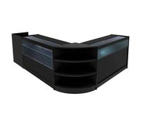 Monstershop Europa Led Shop Counter Set B1200, C1200, Tb60 & Lm60 - Black Black