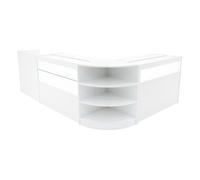 Monstershop Europa Led Shop Counter Set B1200, C1200, Tb60 & Lm60 - White White One Size
