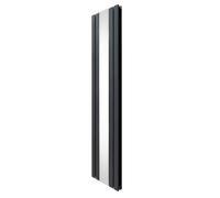 Monstershop Flat Mirror Radiator - 1800mm x 425mm - Anthracite Grey