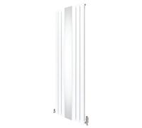 Monstershop Flat Mirror Radiator & Valves - 1800mm x 565mm - White