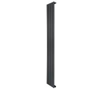 Monstershop Flat Single Column Radiator - 1600 x 280mm - Anthracite Grey