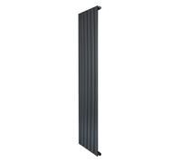 Monstershop Flat Single Column Radiator - 1600 x 420mm - Anthracite Grey