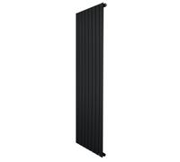 Monstershop Flat Single Column Radiator - 1600 x 560mm - Black