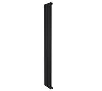 Monstershop Flat Single Column Radiator - 1800 x 280mm - Black