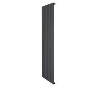 Monstershop Flat Single Column Radiator - 1800 X 560Mm - Anthracite Grey Grey One Size
