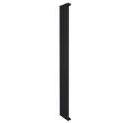Monstershop Flat Single Column Radiator - 1800 x 280mm - Black Monstershop Black