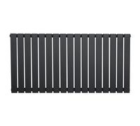 Monstershop Flat Single Column Radiator - 600 x 1190mm - Anthracite Grey Monstershop Grey