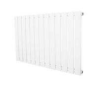 Monstershop Flat Single Column Radiator - 600 x 910mm - White Monstershop White