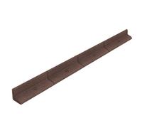 MonsterShop Flexible Lawn Edging 24M Long Pack Of 20 X 1.2M Brown With Rubber Mallet