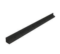 Flexible Lawn Edging 4.8m Long Pack of 4 x 1.2m Black Garden Border Grass Lawns Pathways Path Edge Vegetable Plot Flowerbed Raised Borders UV Resistant Matching Plastic Ground Pegs Rubber Mallet
